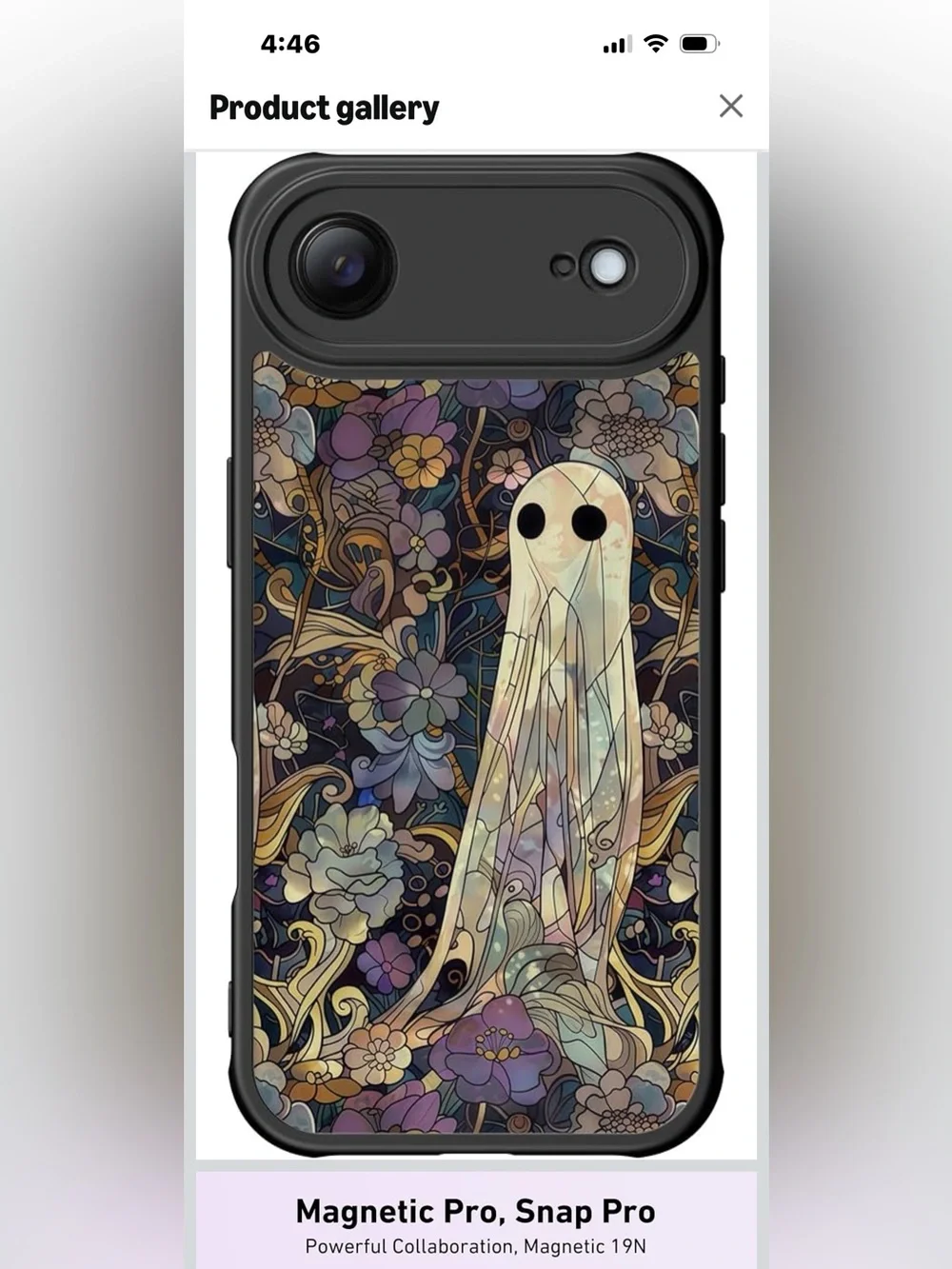 New Open Box DEENAKIN for iPhone Air Case, Cute Floral, Translucent Matte Cover